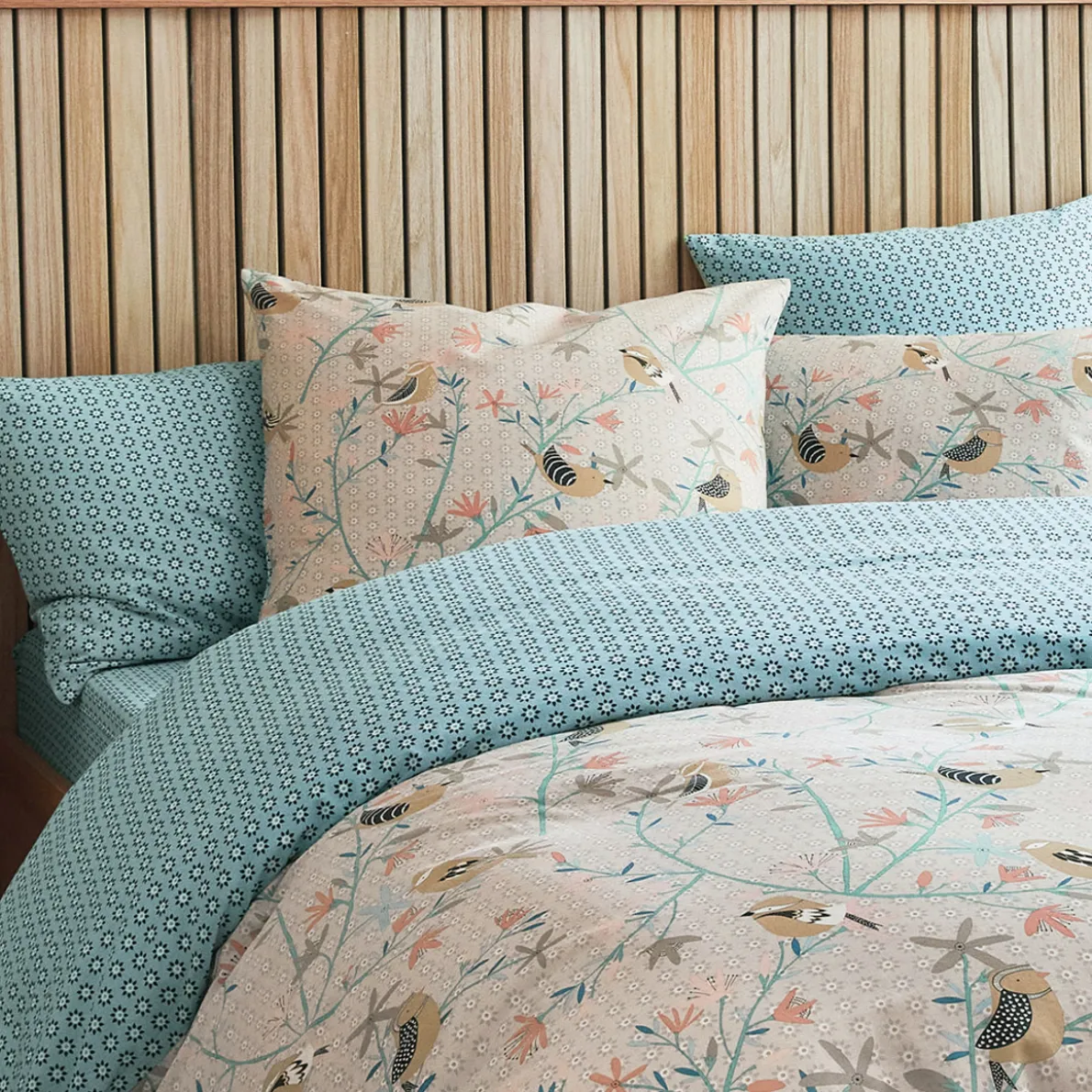 Oiseaux graphiques Housse de couette