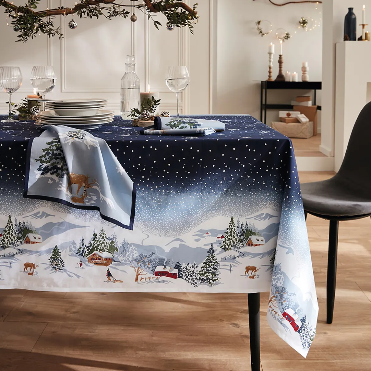 Paysage des cimes Serviettes de table