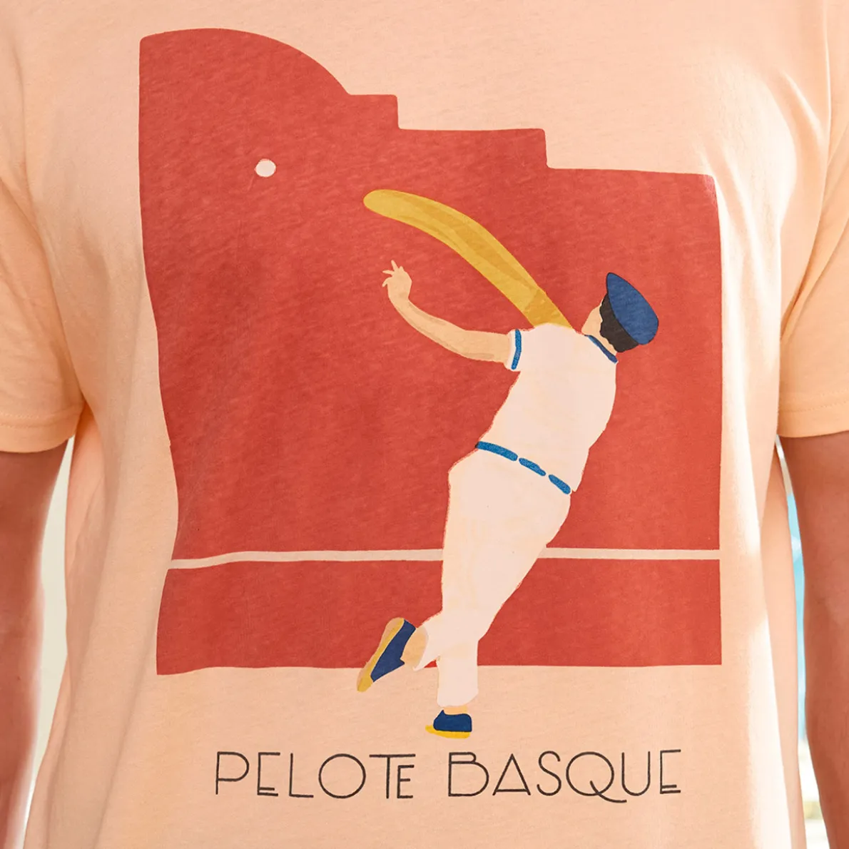 Pelote basque Pyjama short écru
