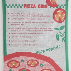 Pizza gino 3 torchons