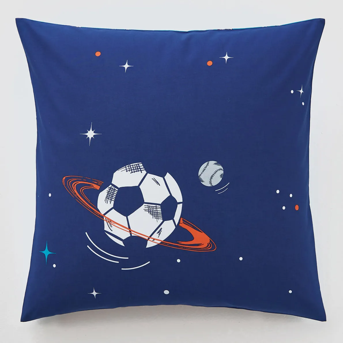 Planètes sports Housse de couette + 1 taie d'oreiller