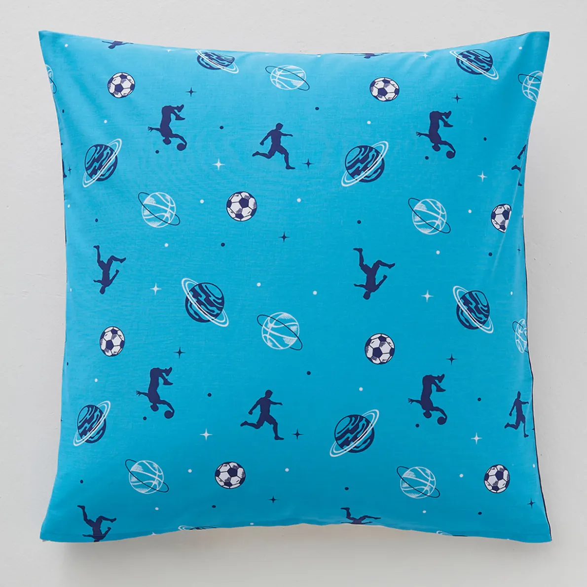 Planètes sports Housse de couette + 1 taie d'oreiller