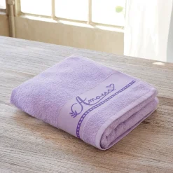 Poème floral Drap de bain