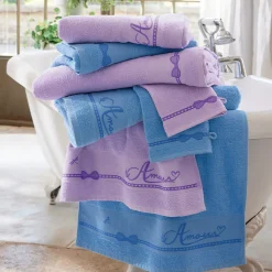 Poème floral Serviette de bain