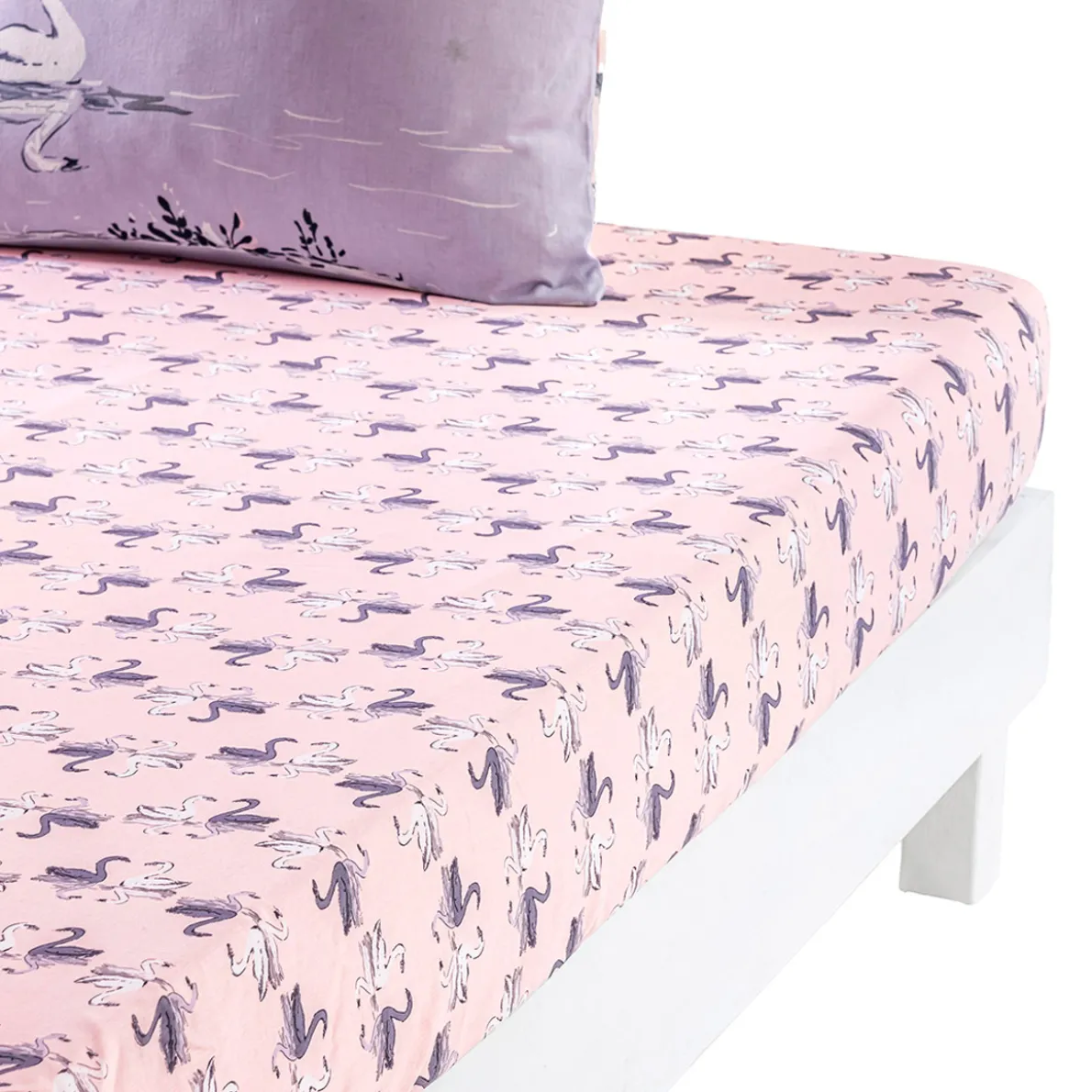 Princesse des cygnes Drap-housse