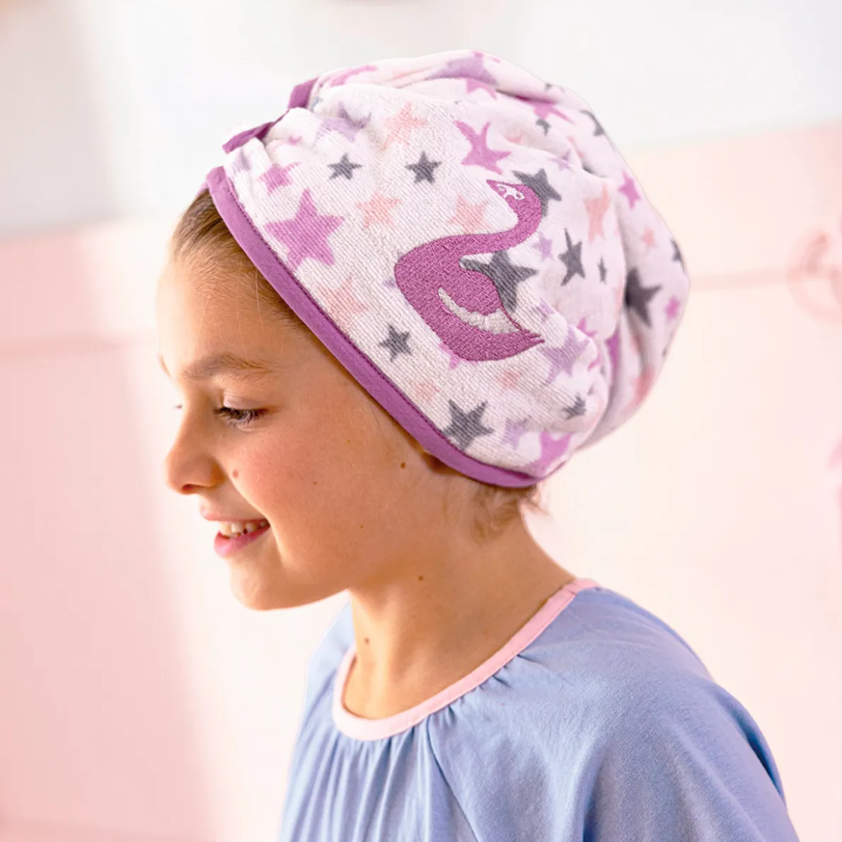 Princesse des cygnes Serviette cheveux