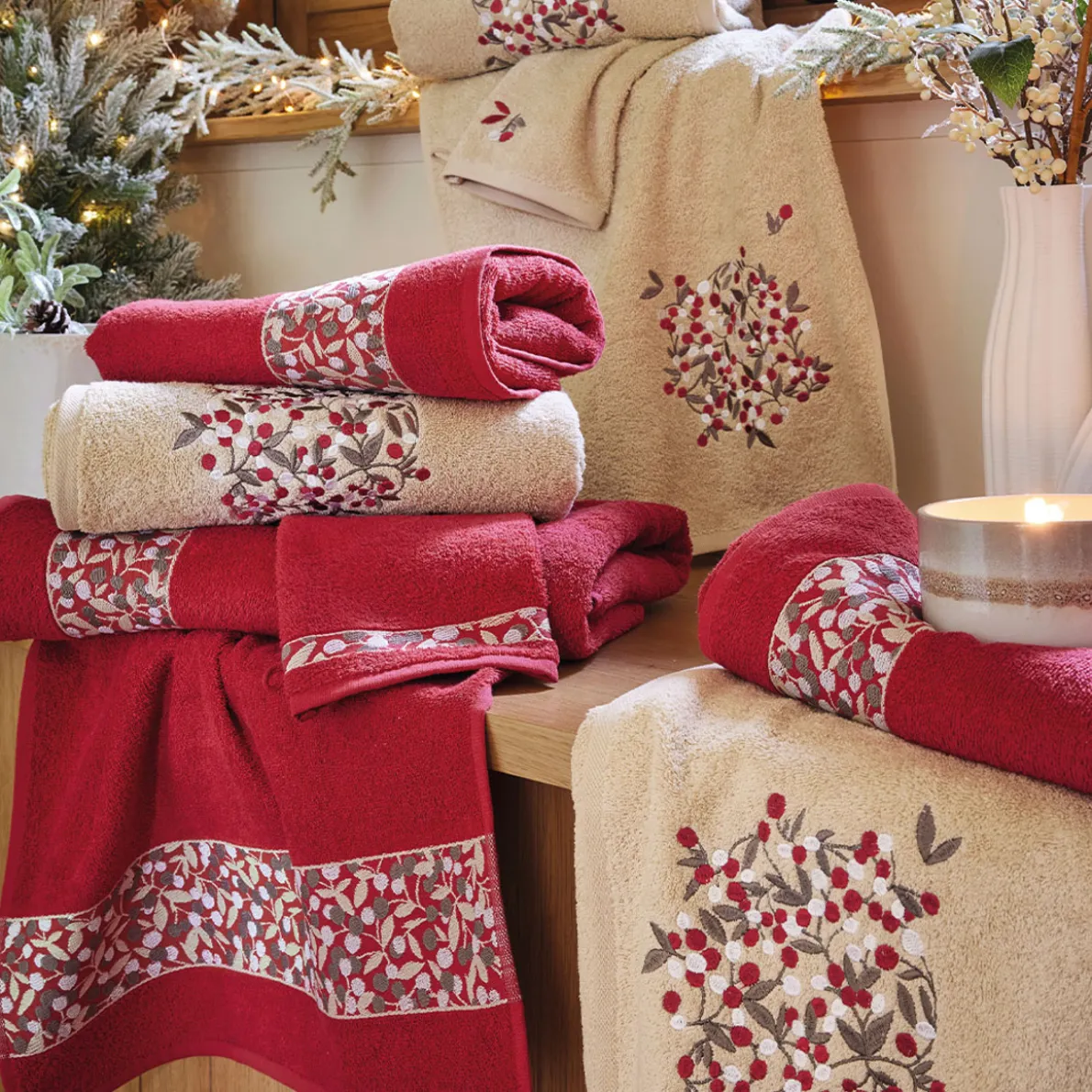 Promesse de bonheur 2 gants de toilette