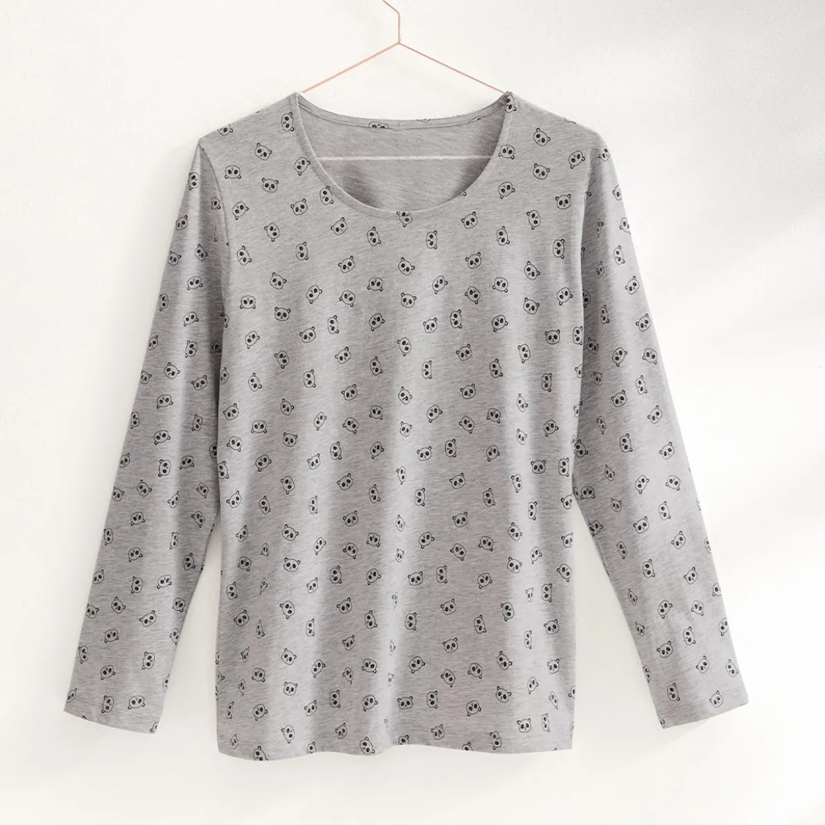 Rose bambou T-shirt gris