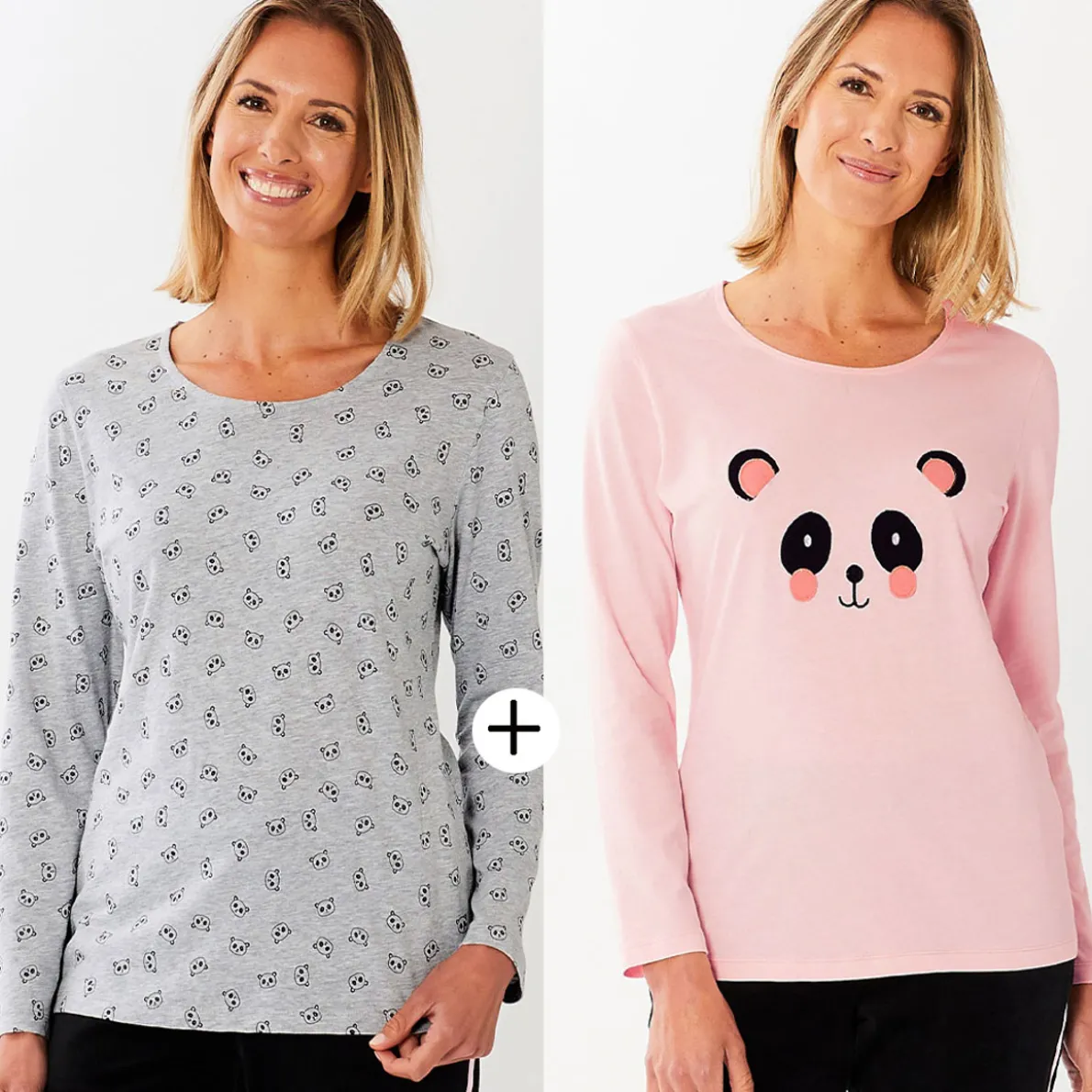 Rose bambou 2 T-shirts
