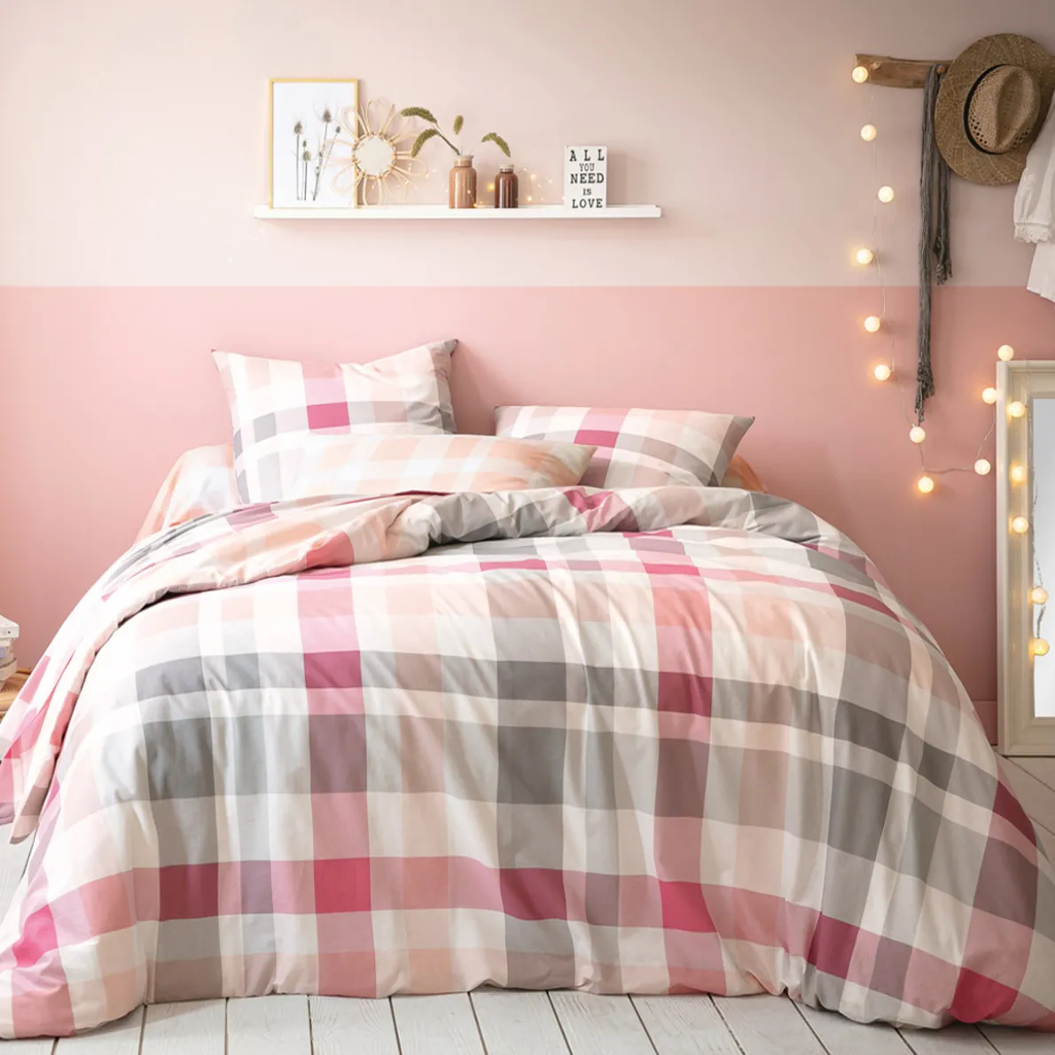 Rose blush Linge de lit