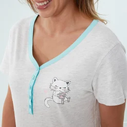 Réveil en fanfare été Chemise de nuit