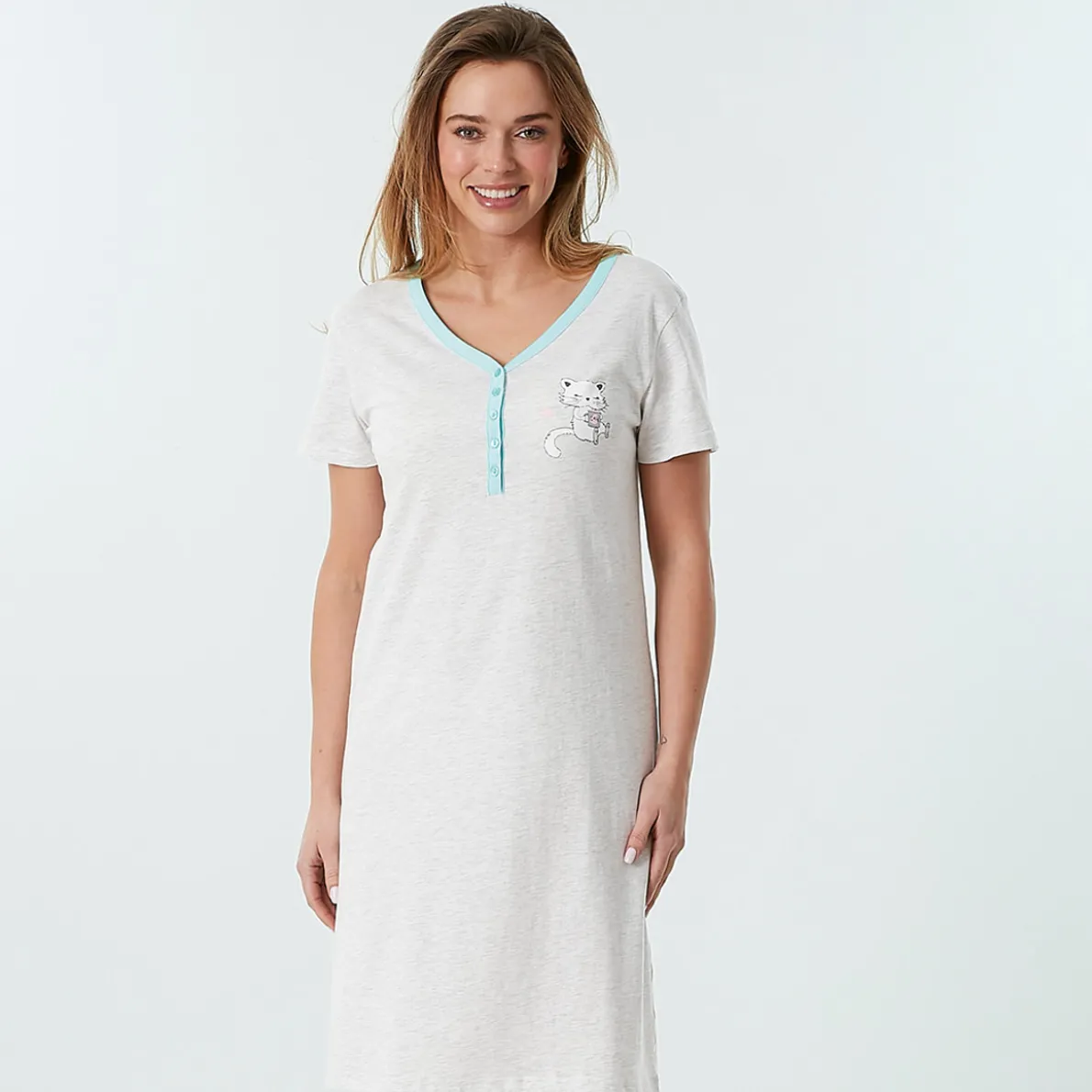 Réveil en fanfare été Chemise de nuit