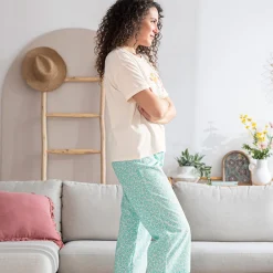 Rêves ensoleillés Pantalon 7/8ème menthe