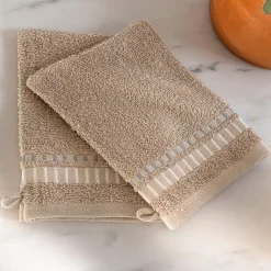 Sable et océans 2 gants de toilette