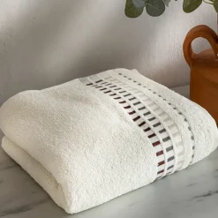 Sable et océans Serviette de bain