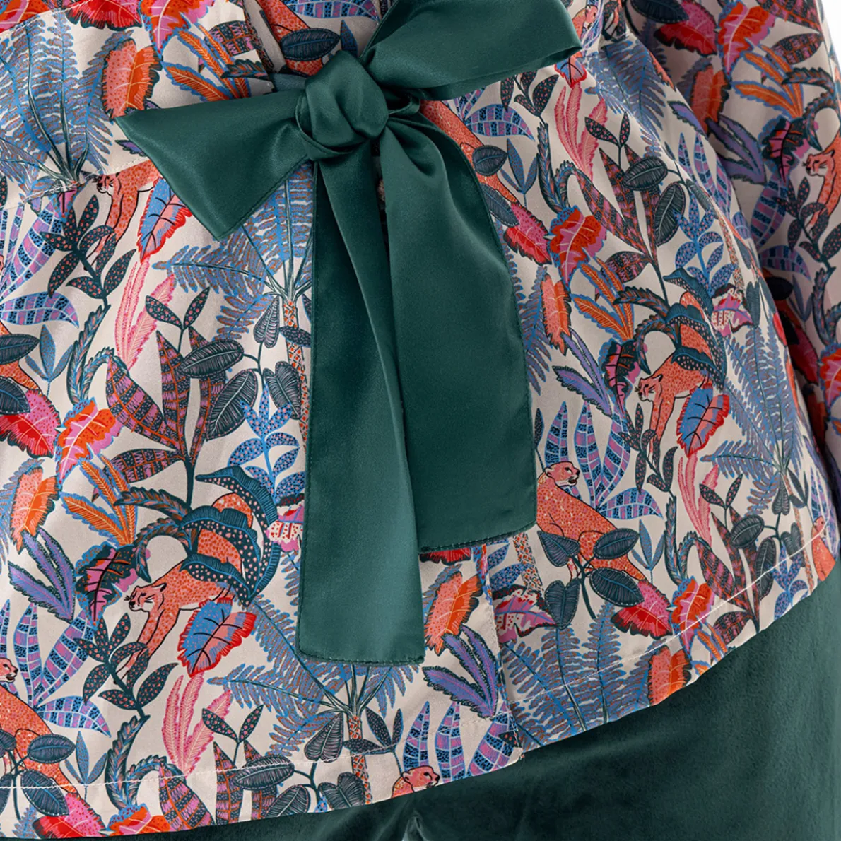 Safari en rêve Pyjama satin