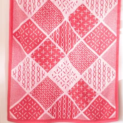 Sashiko en fleurs Maxi drap de bain