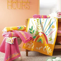 Smile at life Drap de bain