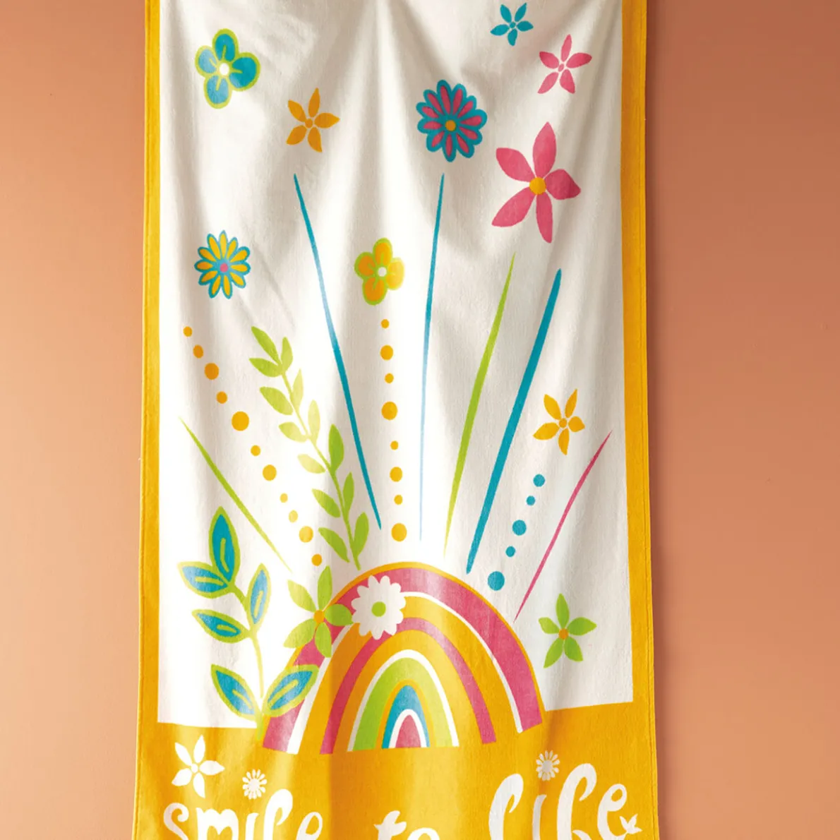 Smile at life Drap de bain