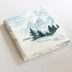 Sommets enneigés Drap