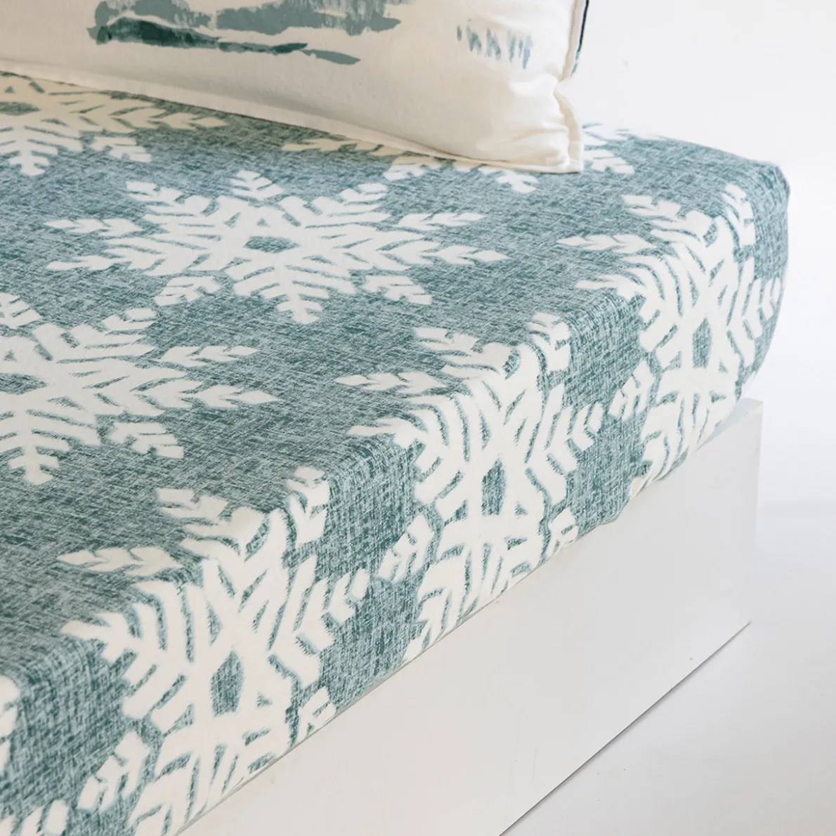 Sommets enneigés Drap-housse