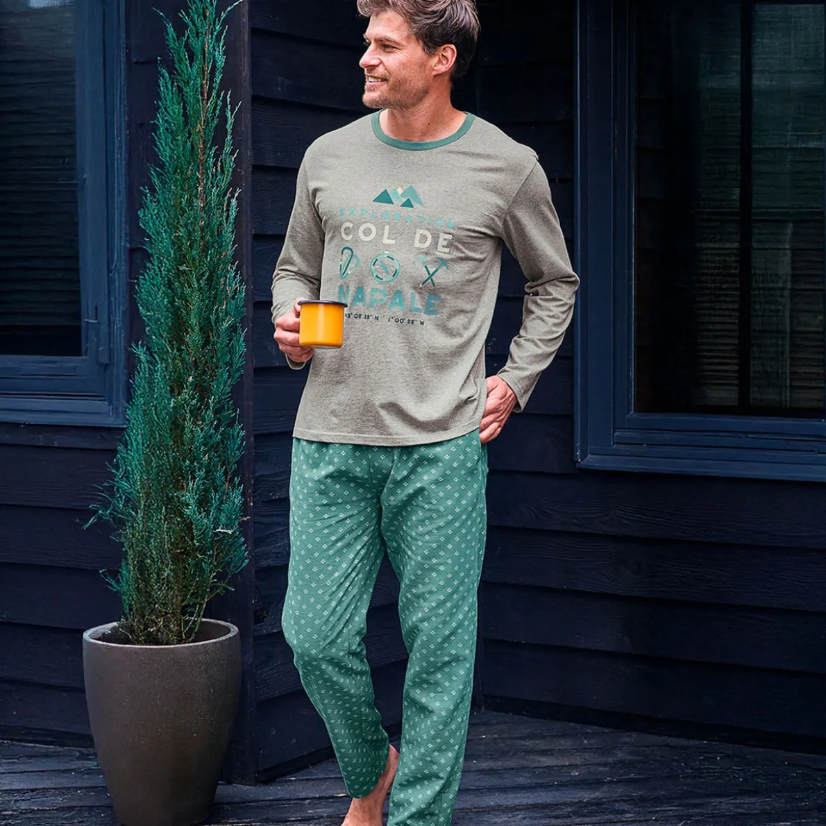 Sommets enneigés Pyjama flanelle