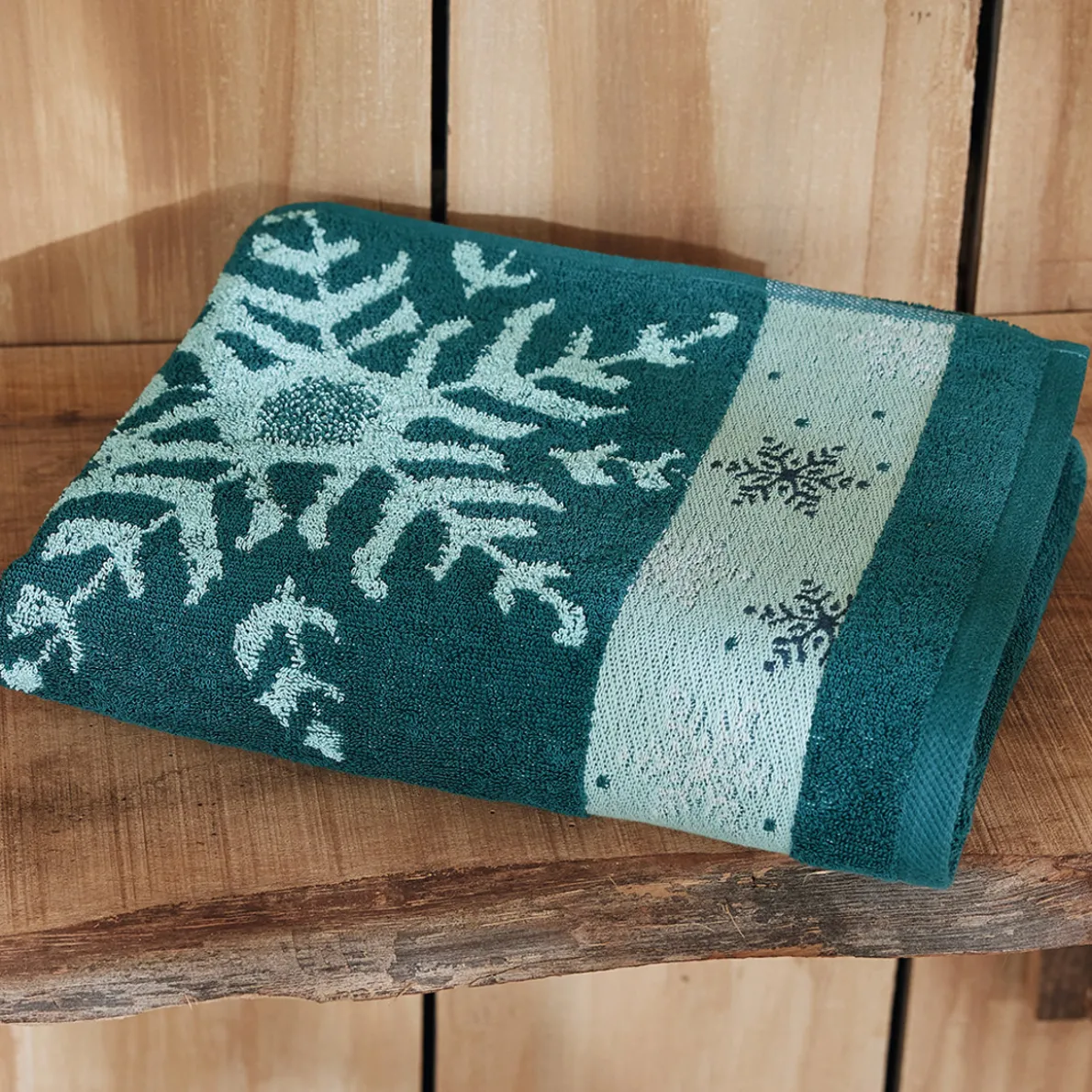 Sommets enneigés Serviette de bain