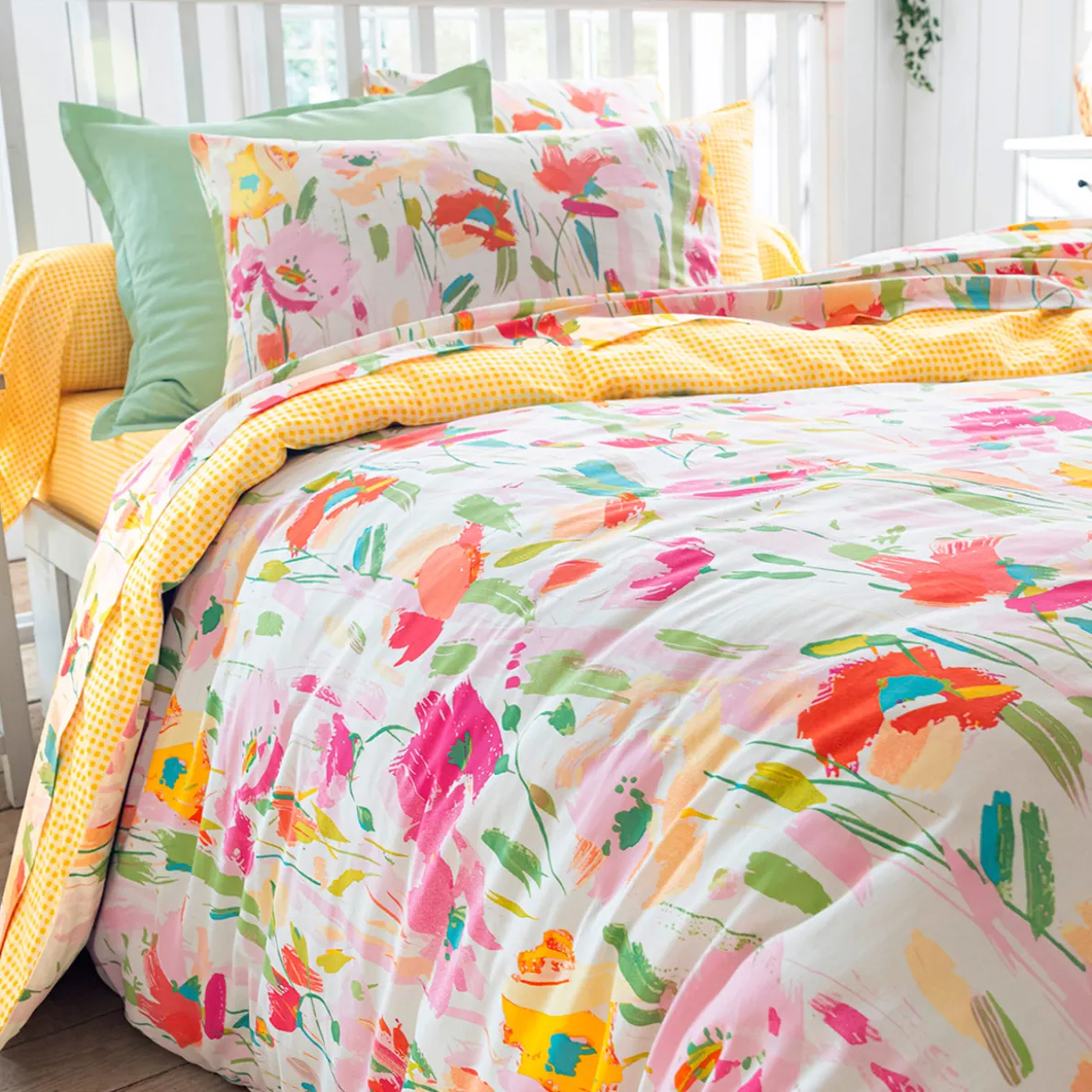 Été pastel Taie de traversin