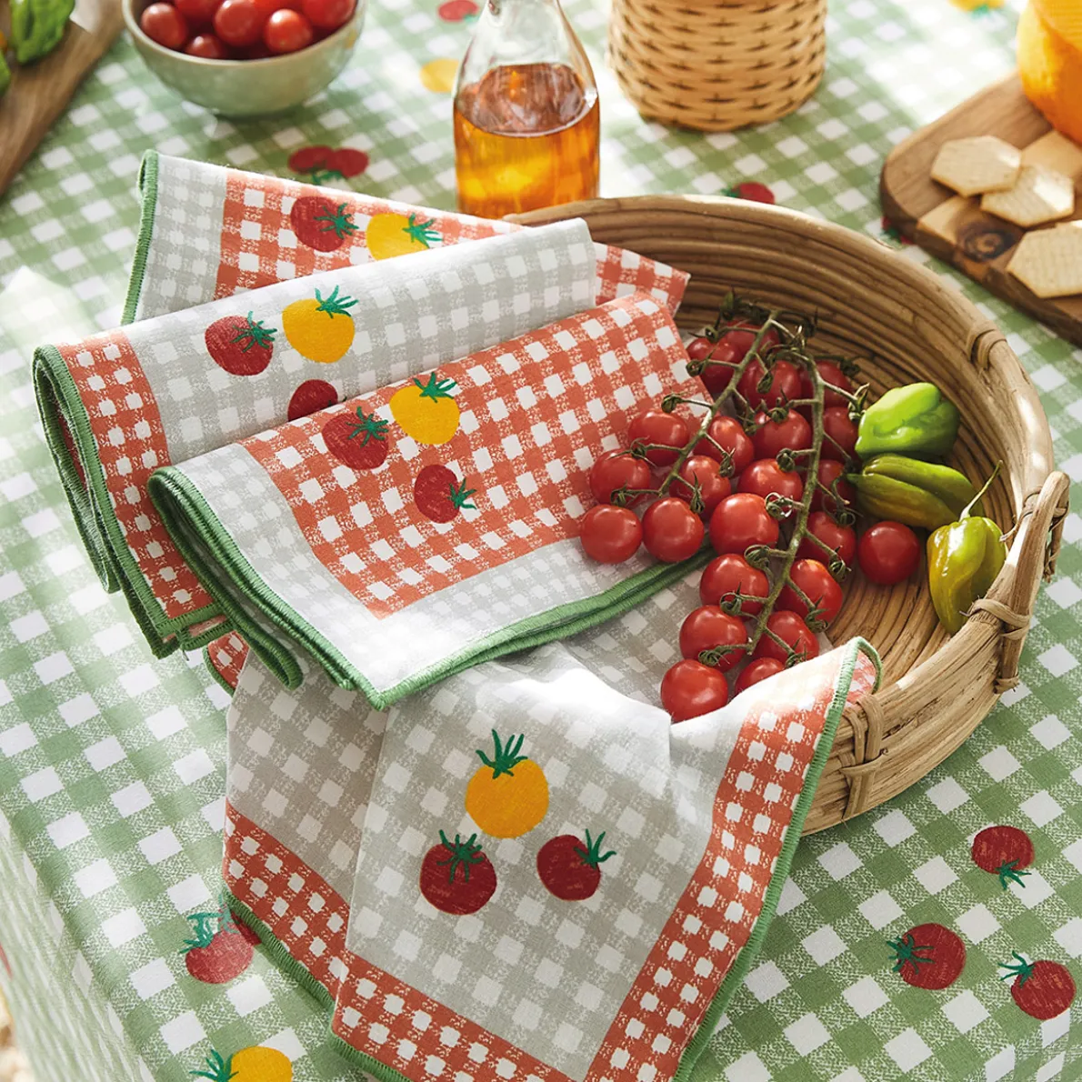 Tradition tomatella Serviettes de table