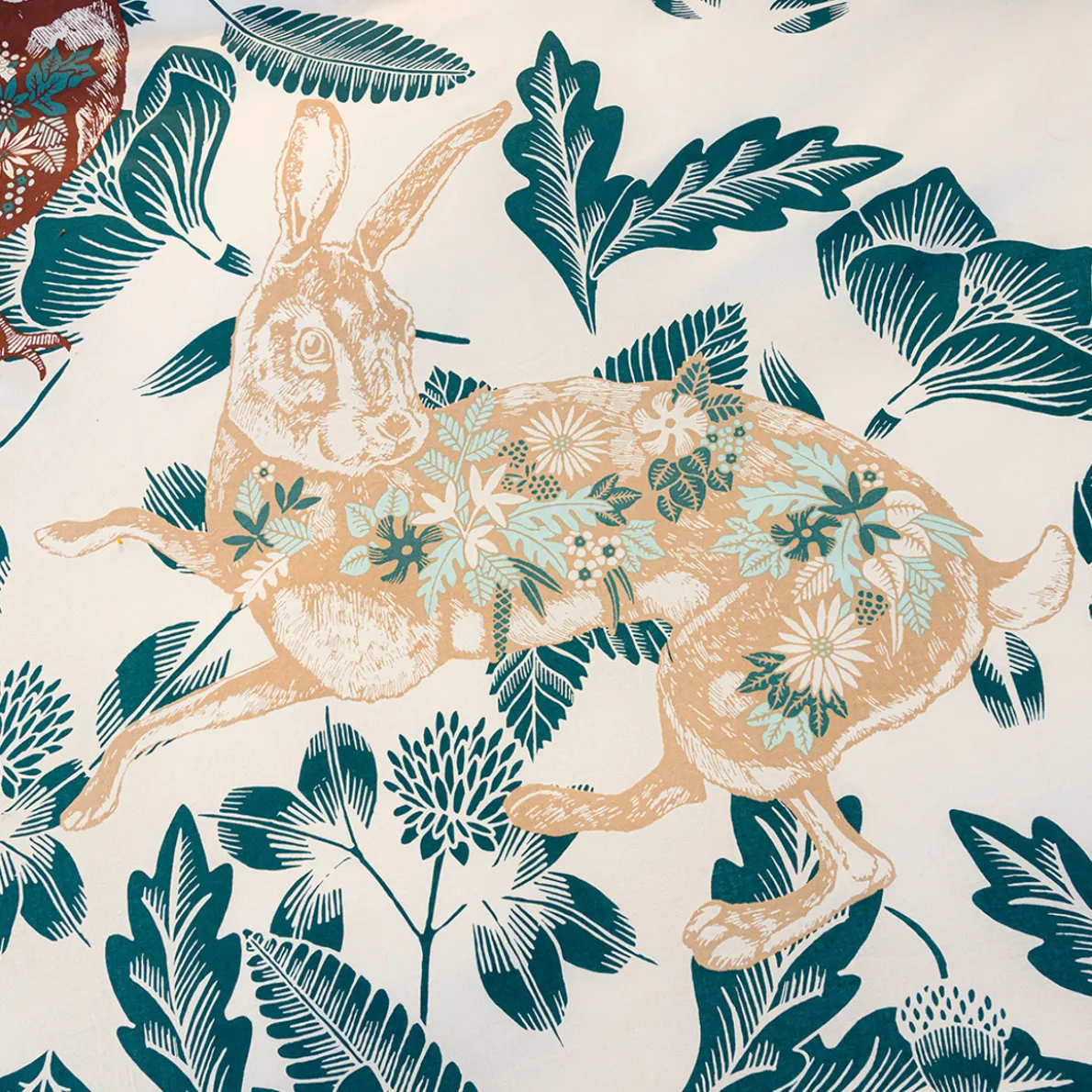 Une fable des bois Linge de lit