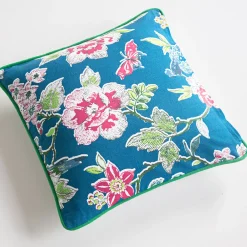 Un oiseau sur la branche Housse de coussin + coussin