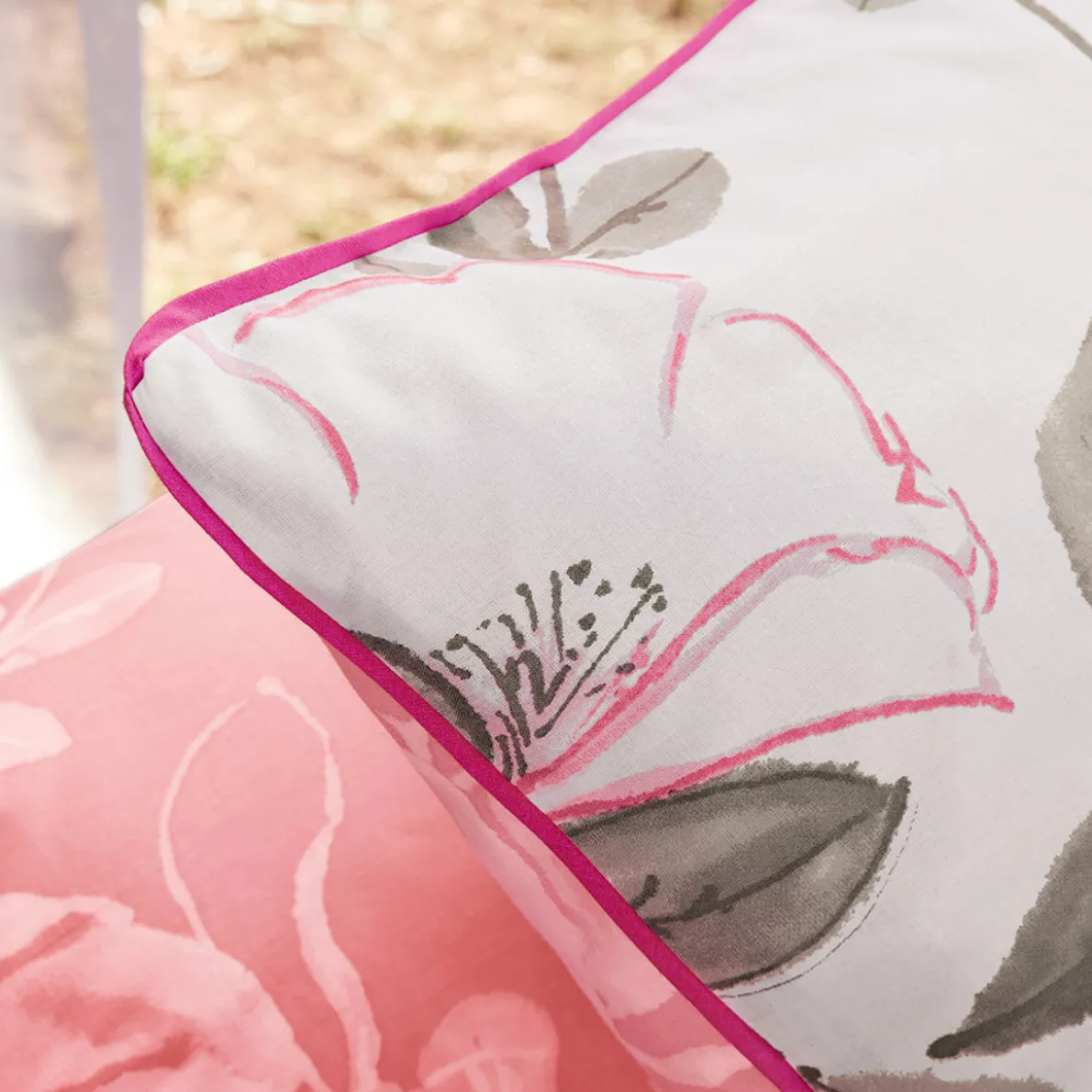 Voile de camélia Linge de lit